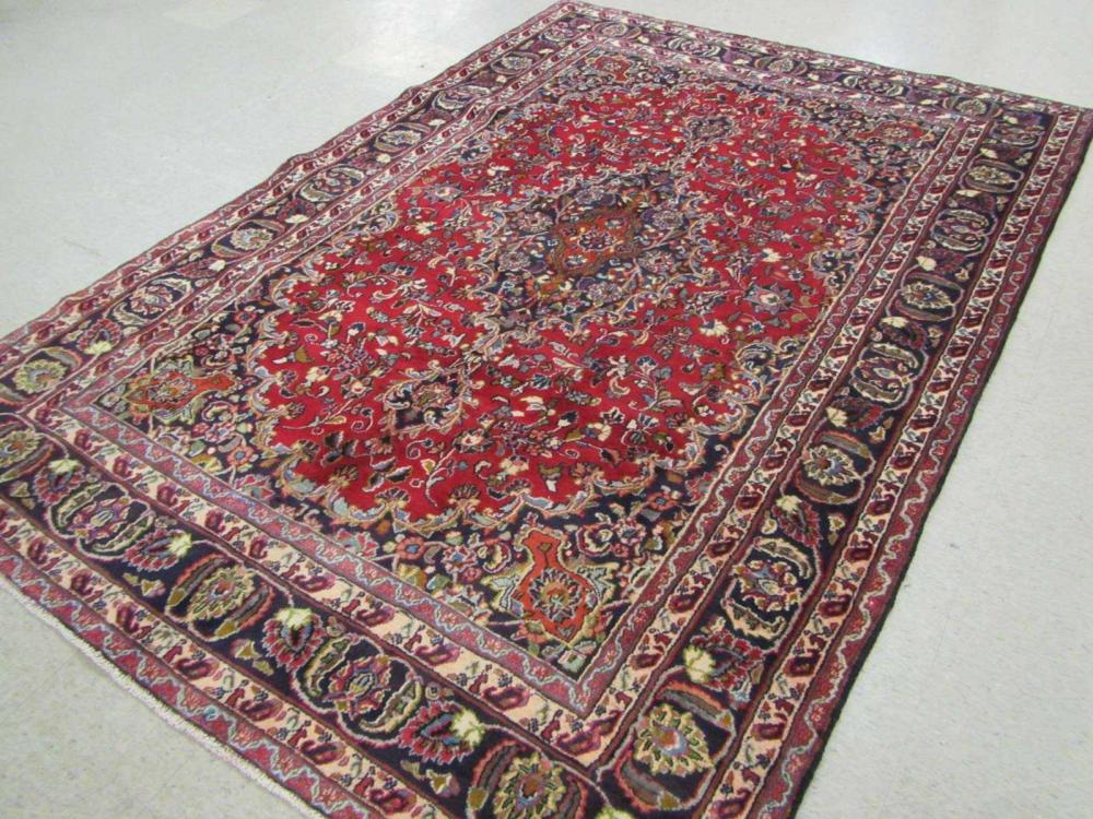 HAND KNOTTED PERSIAN CARPET, FLORAL