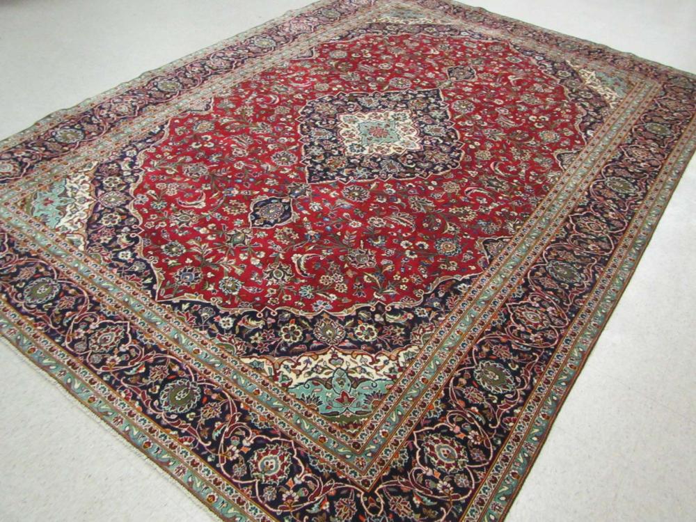 HAND KNOTTED PERSIAN CARPET, FLORAL