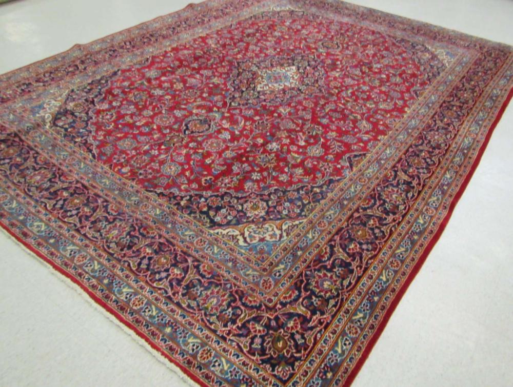 HAND KNOTTED PERSIAN CARPET, FLORAL