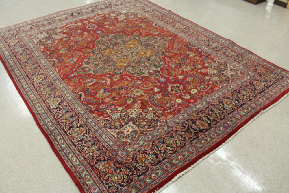 HAND KNOTTED PERSIAN CARPET, FLORAL