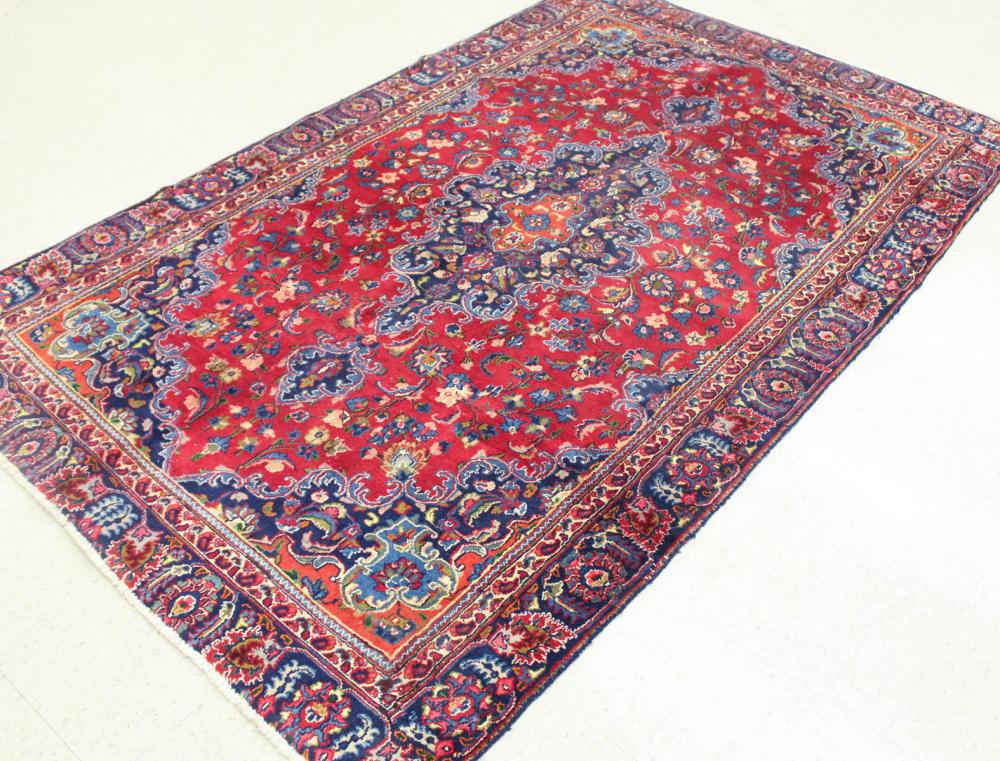 HAND KNOTTED PERSIAN CARPET, FLORAL