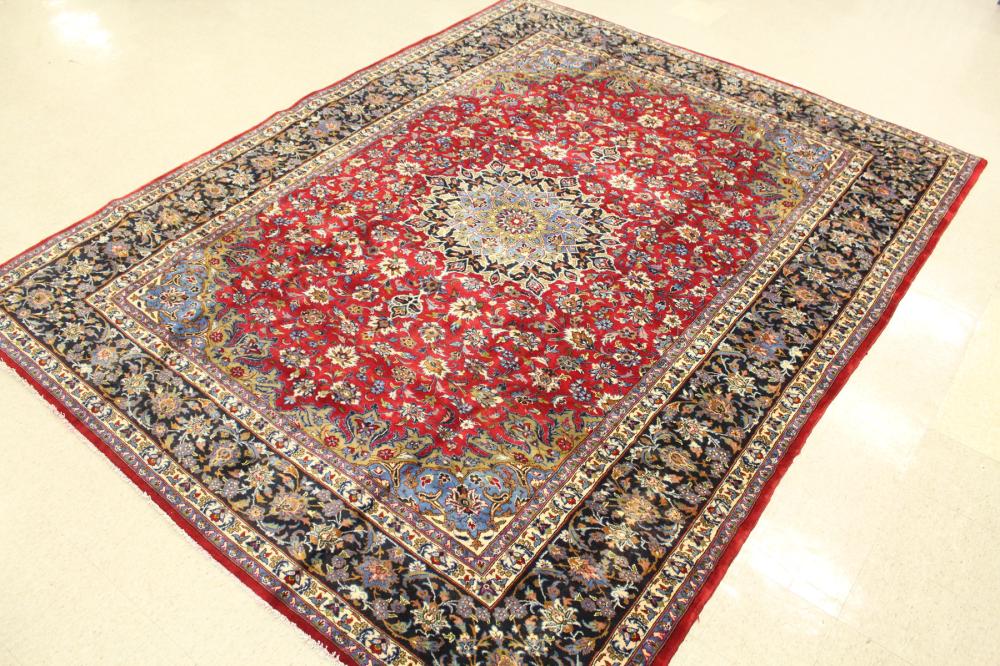 HAND KNOTTED PERSIAN CARPET, FLORAL