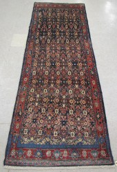 HAND KNOTTED PERSIAN HALL RUG,