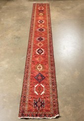 HAND KNOTTED PERSIAN KARAJA HE