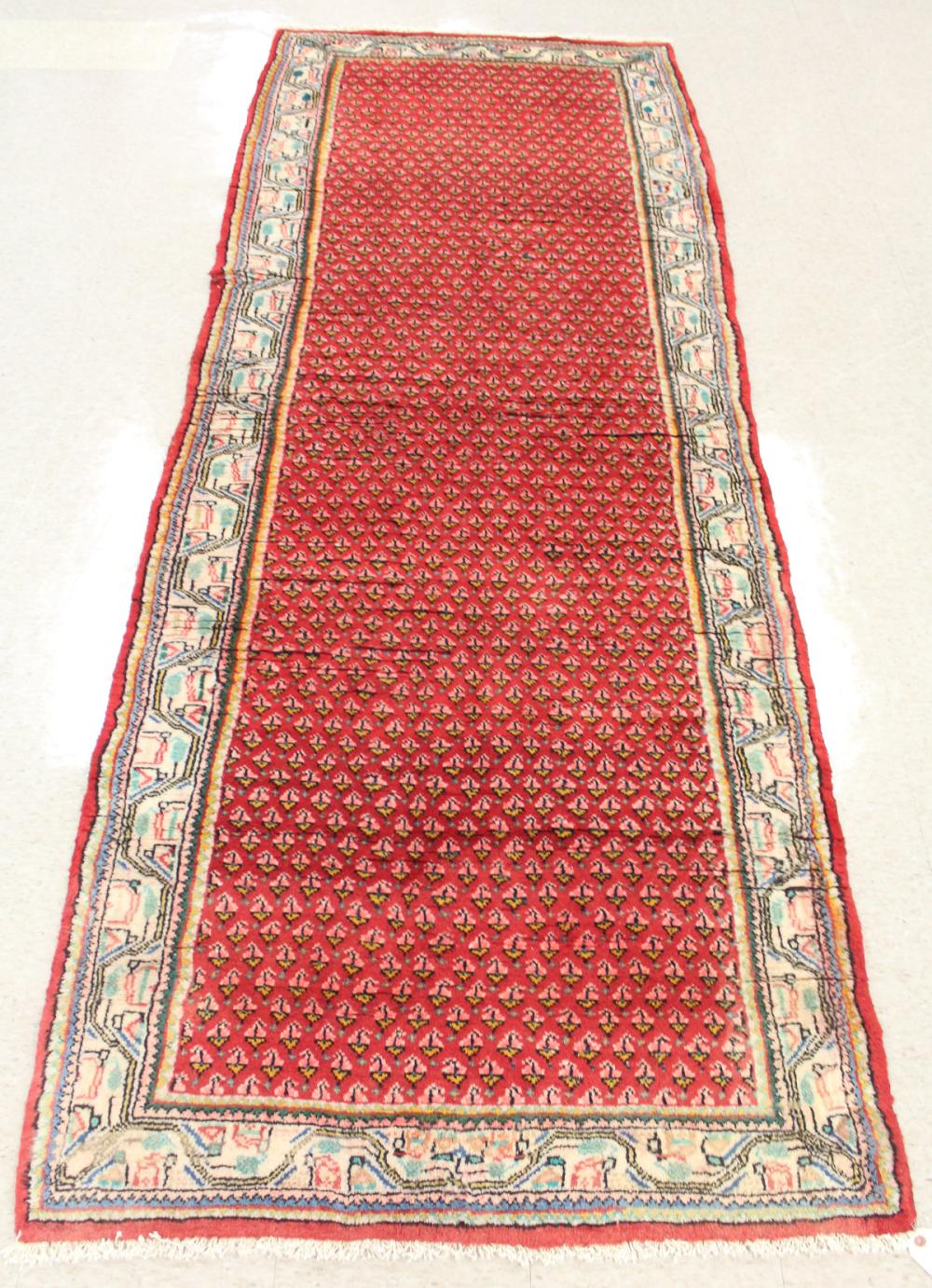 HAND KNOTTED PERSIAN RUG, MIR