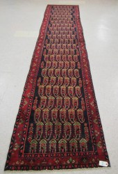 HAND KNOTTED PERSIAN RUNNER, O