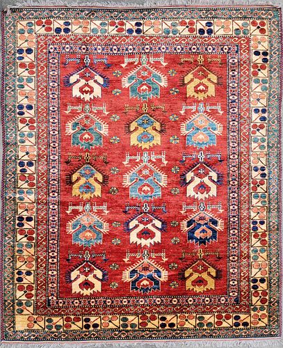 HAND KNOTTED SHIRVAN KAZAK CARPET