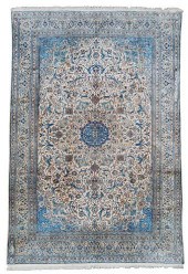 HAND KNOTTED SILK CARPET20th c