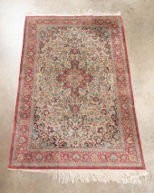 HAND KNOTTED SILK ON SILK PERS
