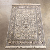 HAND KNOTTED SILK ON SILK INDO