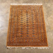 HAND KNOTTED SINO-BOHKARA RUG,
