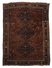 HAND KNOTTED TRIBAL CARPETearl