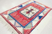 HAND KNOTTED TURKISH AREA RUG,