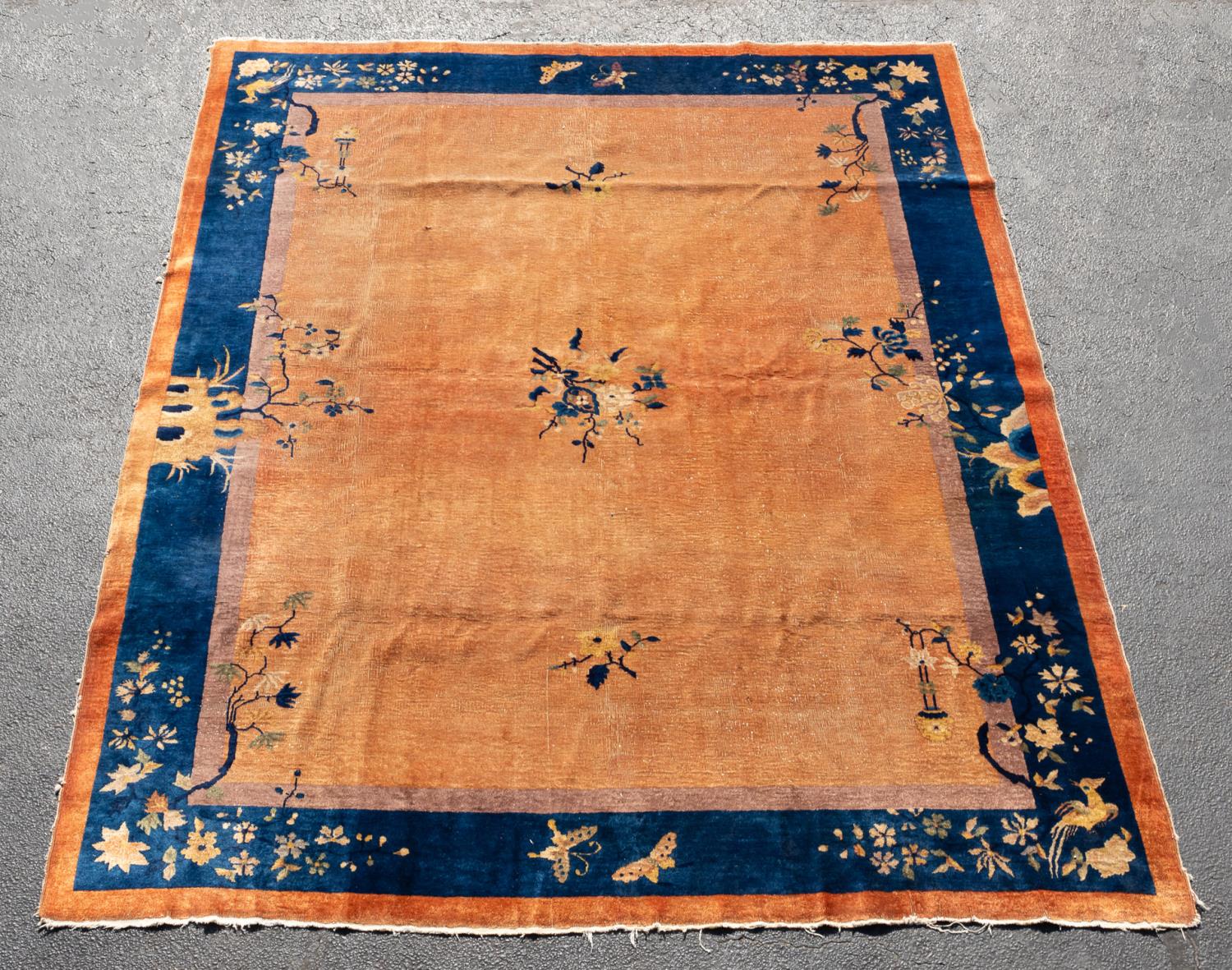 HAND KNOTTED WOOL CHINESE ART