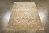 HAND KNOTTED WOOL FLORAL DESIG