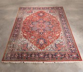 HAND KNOTTED WOOL INDO HERIZ R