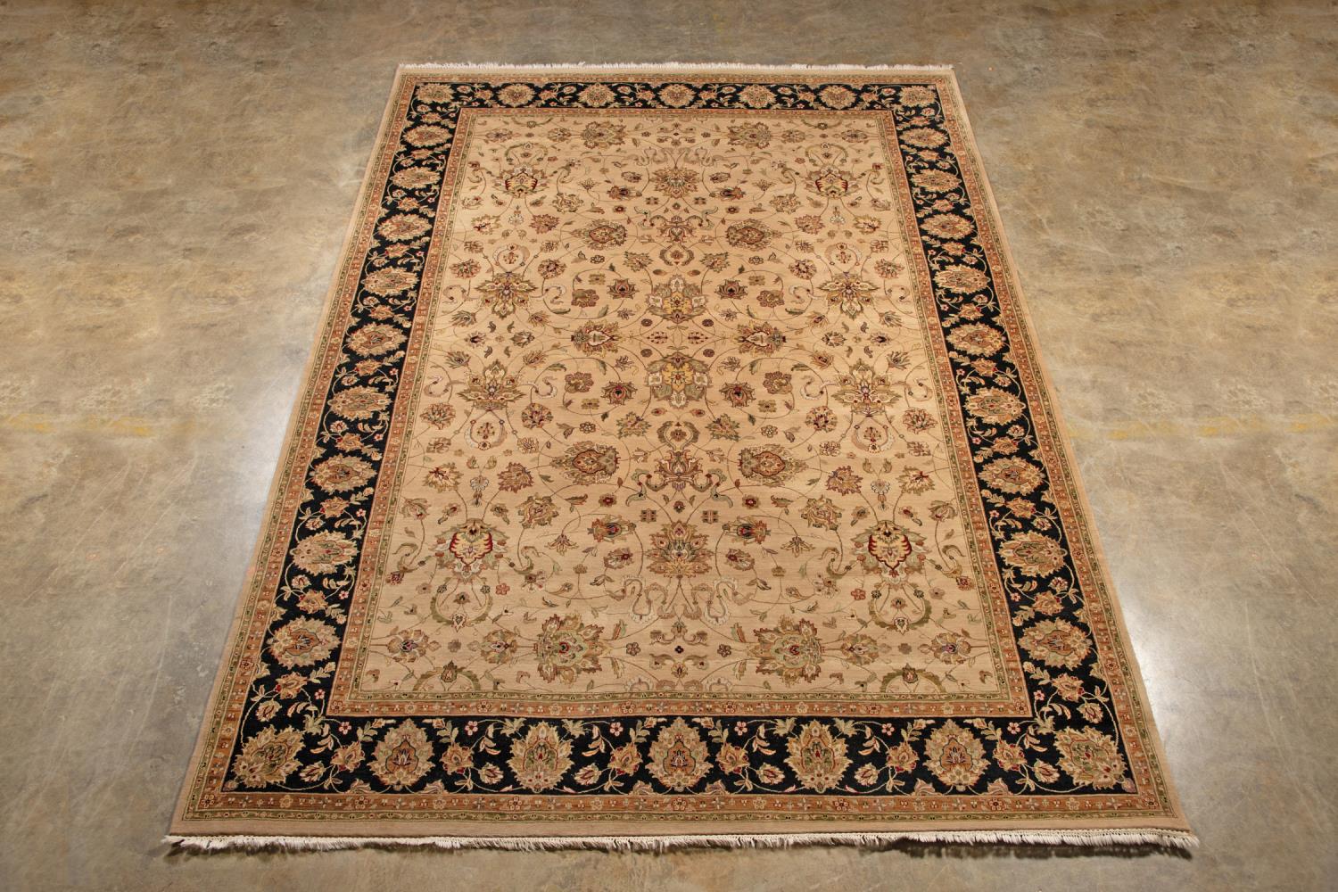 HAND KNOTTED WOOL INDO-OUSHAK