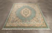 HAND KNOTTED WOOL INDO-SAVONNE