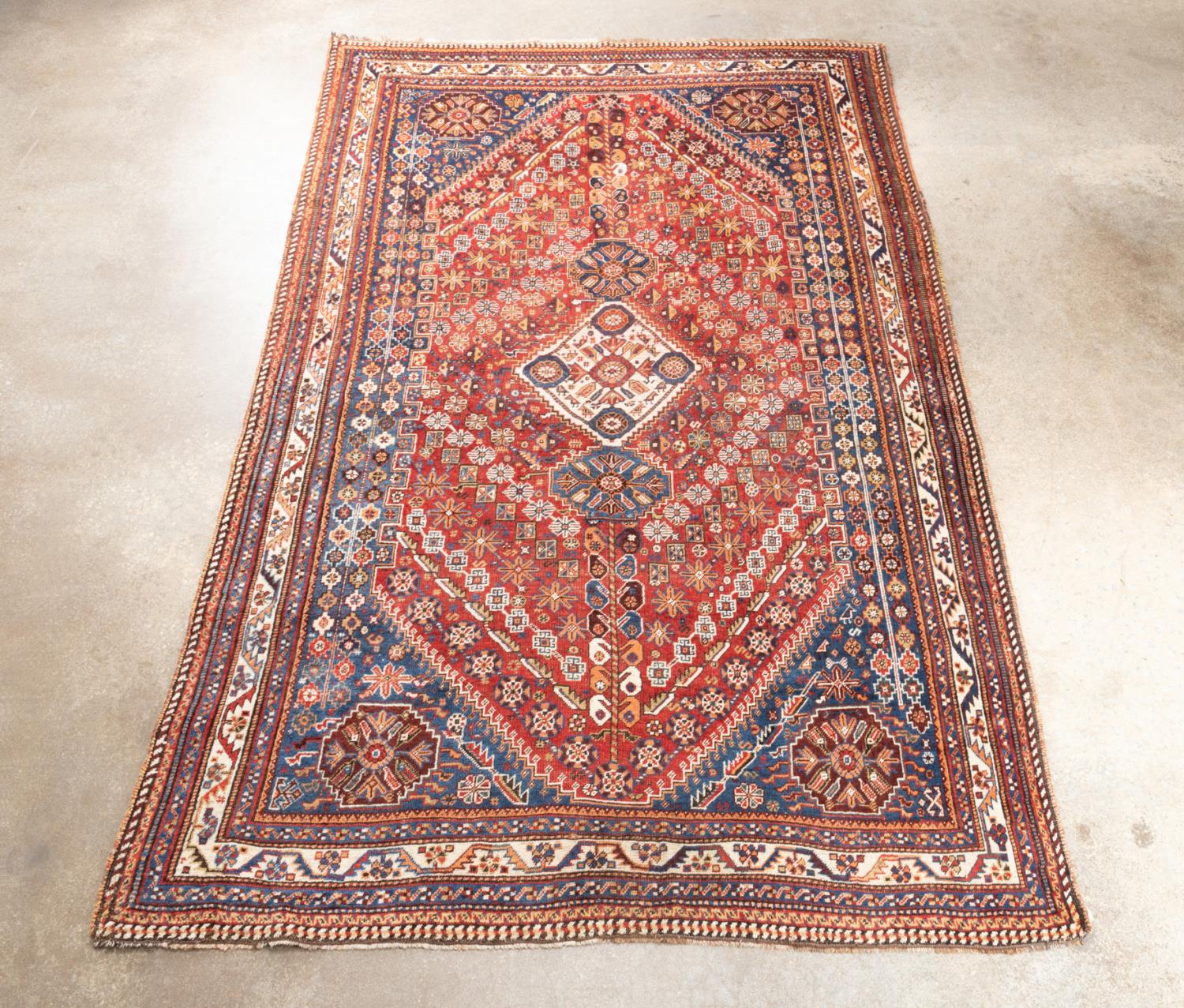 HAND KNOTTED WOOL ON WOOL KURDISH