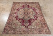 HAND KNOTTED WOOL PERSIAN KERM