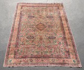 HAND KNOTTED WOOL PERSIAN KERM