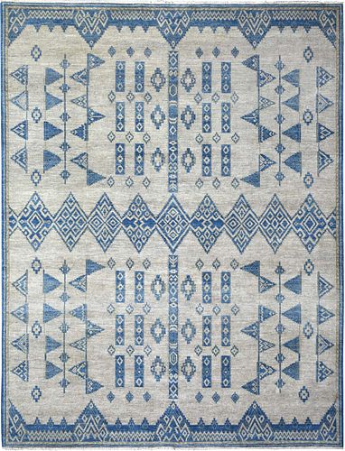 HAND KNOTTED WOOL PESHAWAR ORIENTAL
