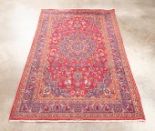 HAND KNOTTED WOOL SIGNED PERSI