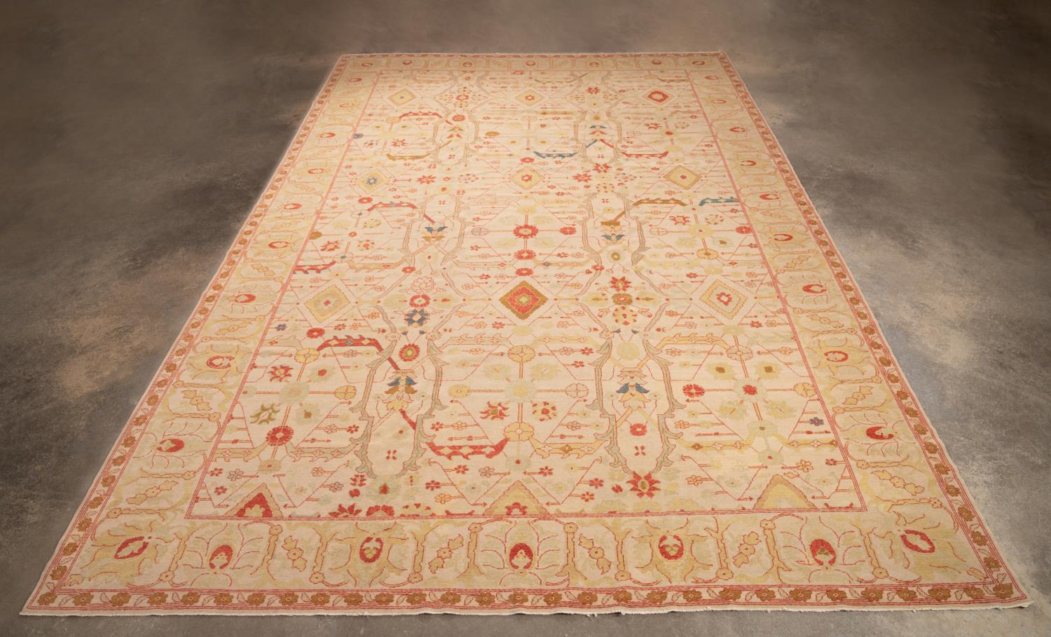HAND KNOTTED WOOL SINO-OUSHAK