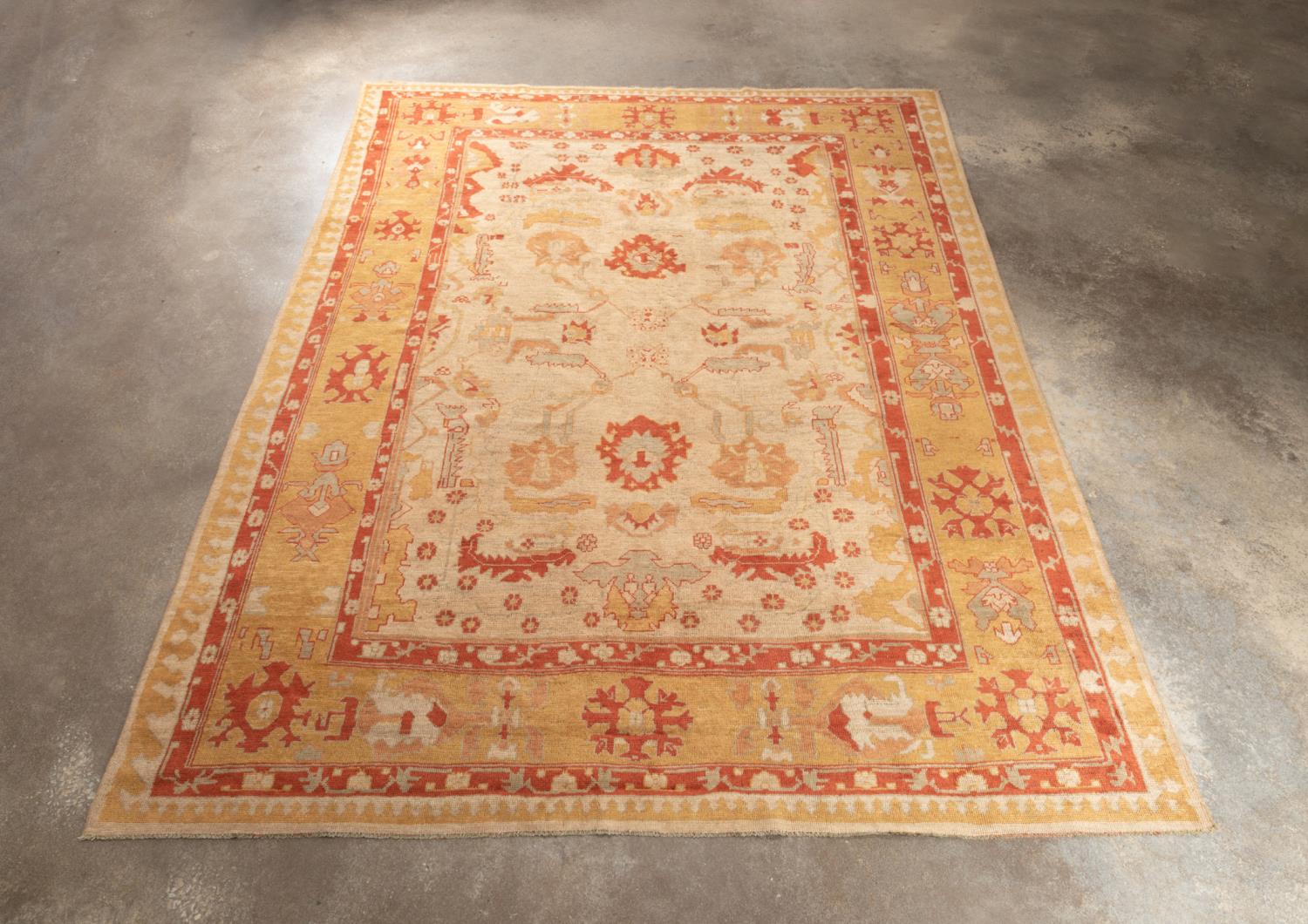 HAND KNOTTED WOOL TURKISH OUSHAK