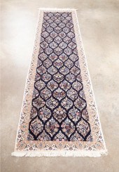 HAND KNOTTED WOOL/SILK PERSIAN