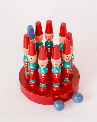 HAND PAINTED AND CARVED KNOCKDOWN