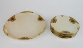 HAND-PAINTED BAVARIAN CHINA PL