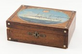 HAND-PAINTED BOX WITH DECORATI
