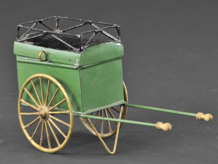 HAND PAINTED CHOCOLADE PUSH CART