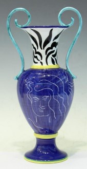 HAND-PAINTED DERUTA POTTERY UR