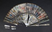 HAND PAINTED FAN MYTHOLOGICAL