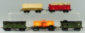 HAND PAINTED FREIGHT SET Five