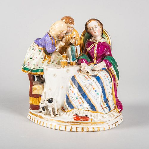 HAND PAINTED, GILDED PORCELAIN