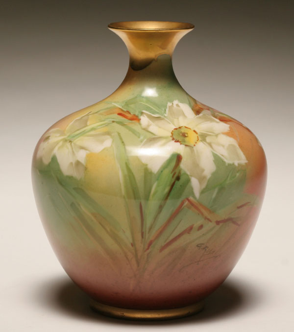 Hand painted Imperial porcelain art
