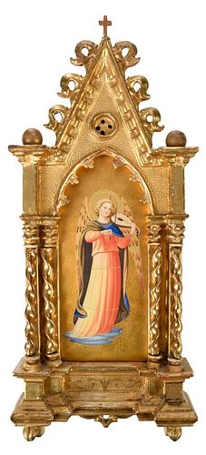 HAND PAINTED ITALIAN ICON, AFTER