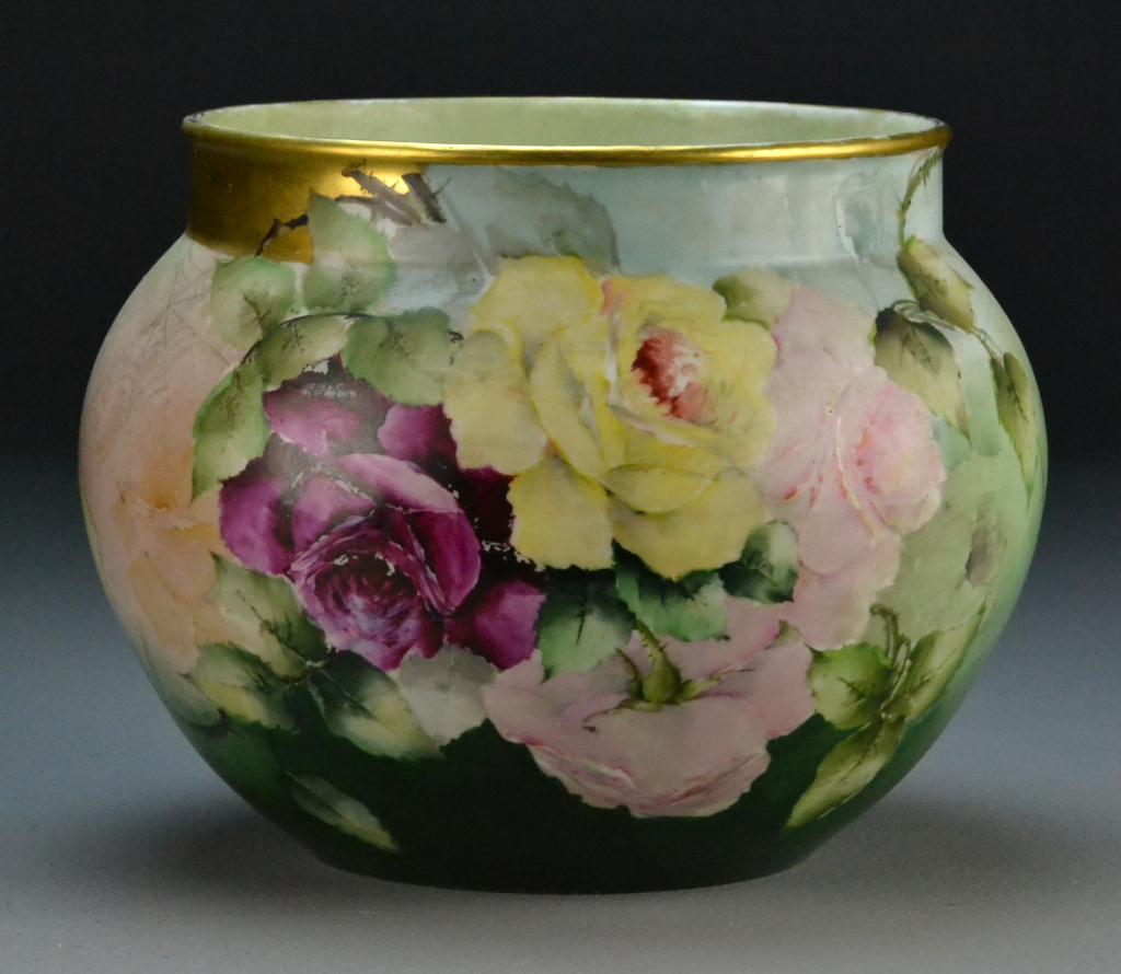 Hand Painted Large Porcelain