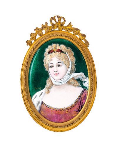 HAND PAINTED LIMOGES ENAMEL