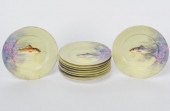 HAND PAINTED LIMOGES FISH PLAT