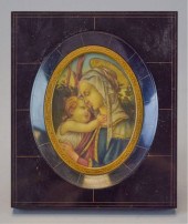 HAND PAINTED MINIATURE MADONNA