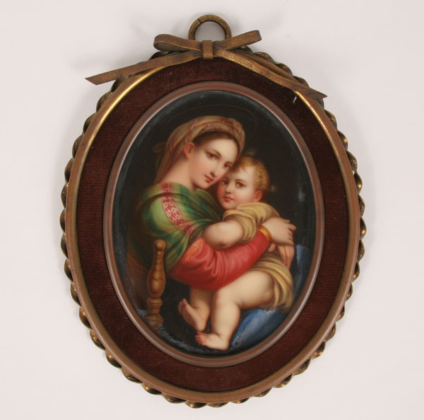 Hand painted miniature painting