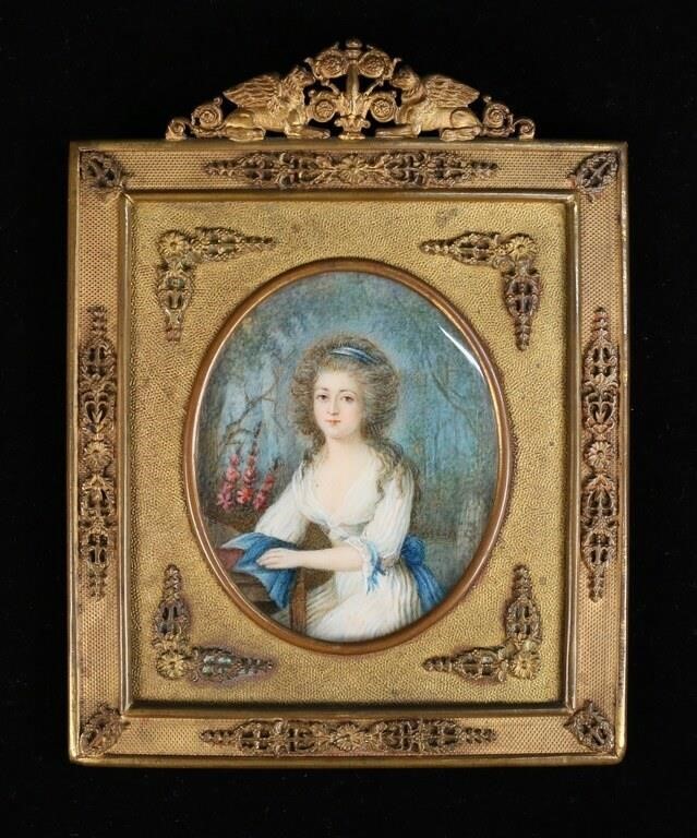 HAND PAINTED MINIATURE PORTRAIT