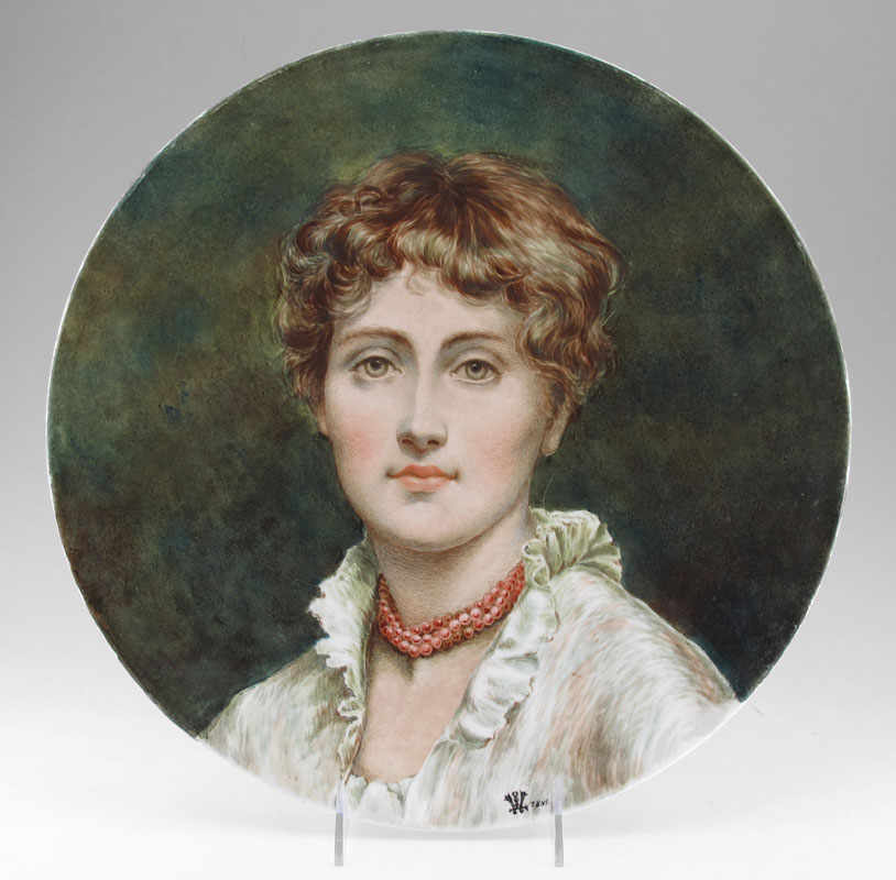 HAND PAINTED MINTON CHARGER:
