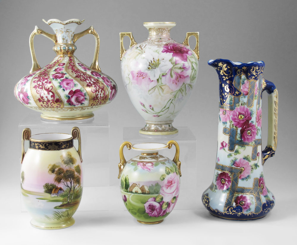 HAND PAINTED NIPPON PORCELAIN: 5