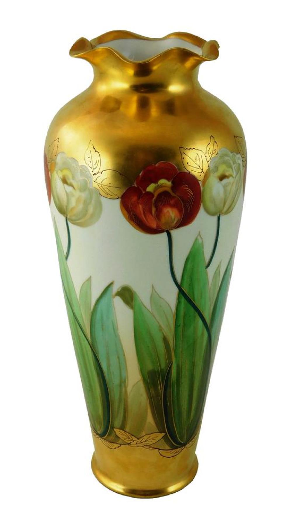 HAND PAINTED PICKARD PORCELAIN VASE