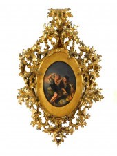 HAND-PAINTED PORCELAIN PLAQUE